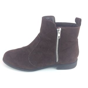 H&M faux suede ankle boots size US 7